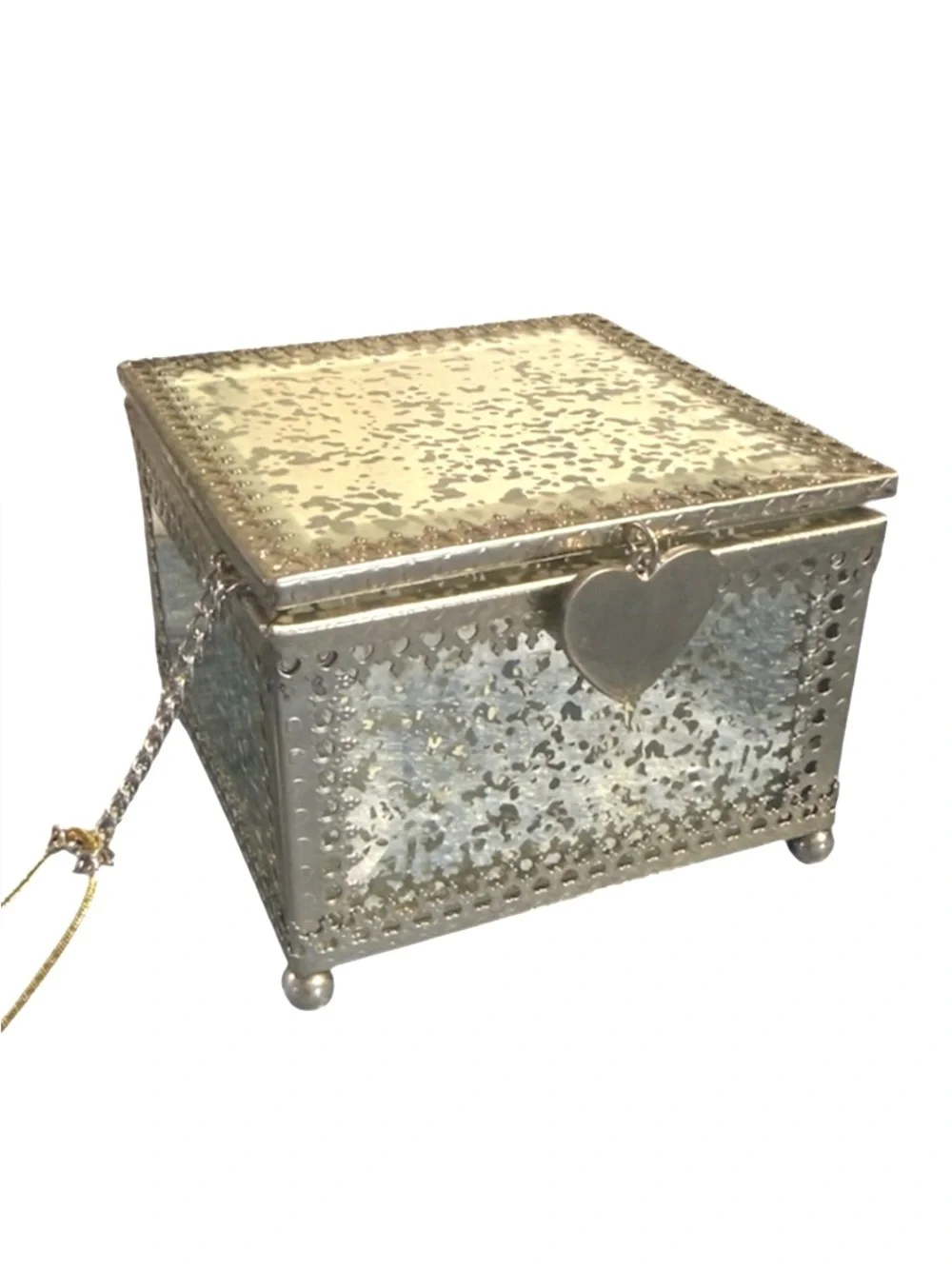 Nicole Miller Home Trinket Box Jewelry Box with Heart